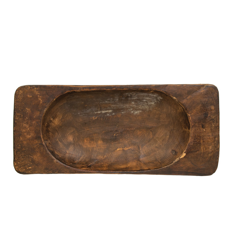 Bol à pâte classique en bois