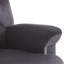 Fauteuil inclinable noir en tissu tissé-1845720039