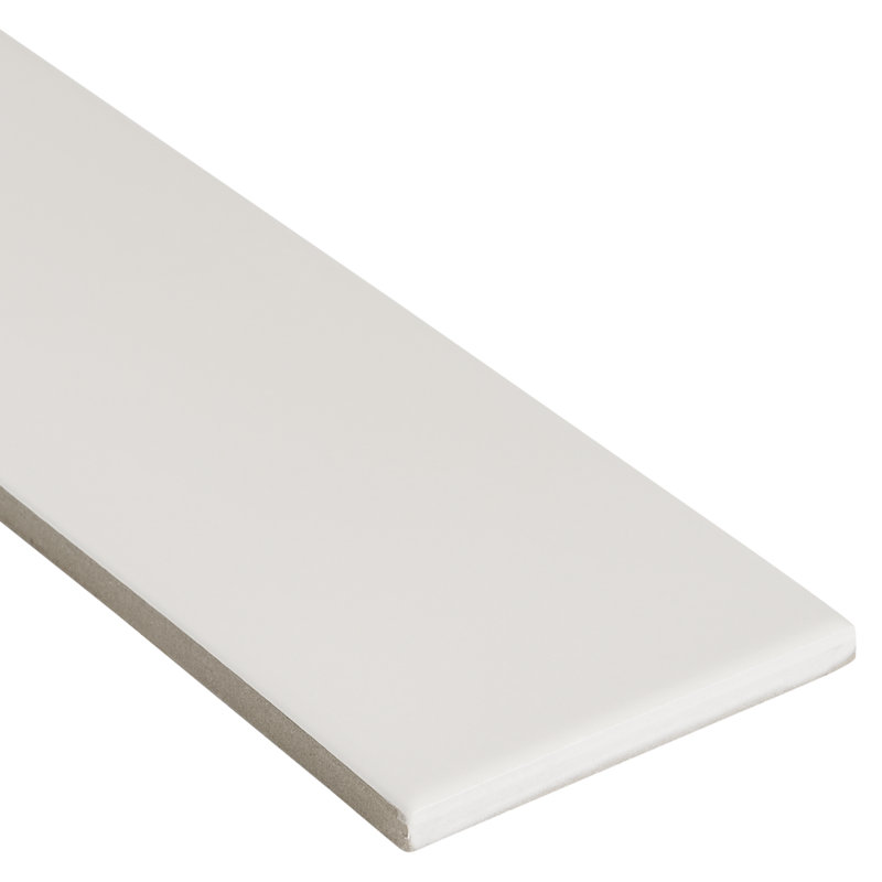 Stream 2,75 po X 11,02 po Carreau de mur en porcelaine mat (5,05 pieds carrés / caisse), Blanc