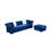 Reversible Sectional Sofa 4 Seater Oversized Convertible L Shaped Couch Velvet Sofa couch