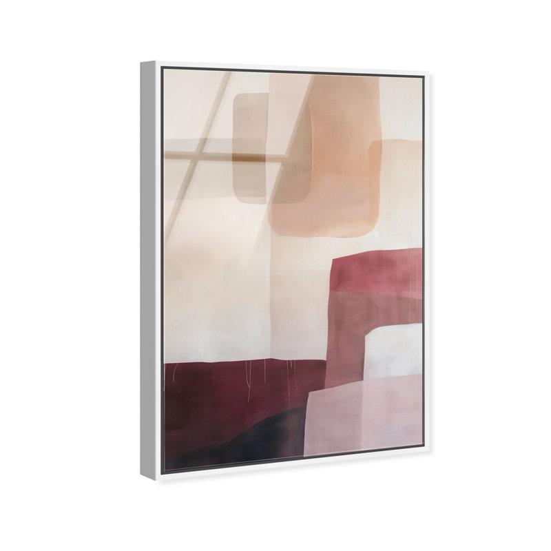 Ruby Dreams I High-Gloss Frameless Acrylic Glass Wall Art Abstract Print by Oliver Gal, Ready to Hang, 10 x 15, 16"H x 11"W