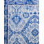 Tapis unique fait à la main Ikat - bleu, 9 pi 0 po x 12 pi 4 po