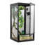 Cage à caméléon 18 po x 18 po x 36 po à ouverture frontale avec grillage en métal à 3 côtés, terrarium vertical 50 gallons