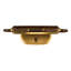 Applique murale 1 lumière 17,25 po Caillier en bronze laqué Caillier-610629691-610629680
