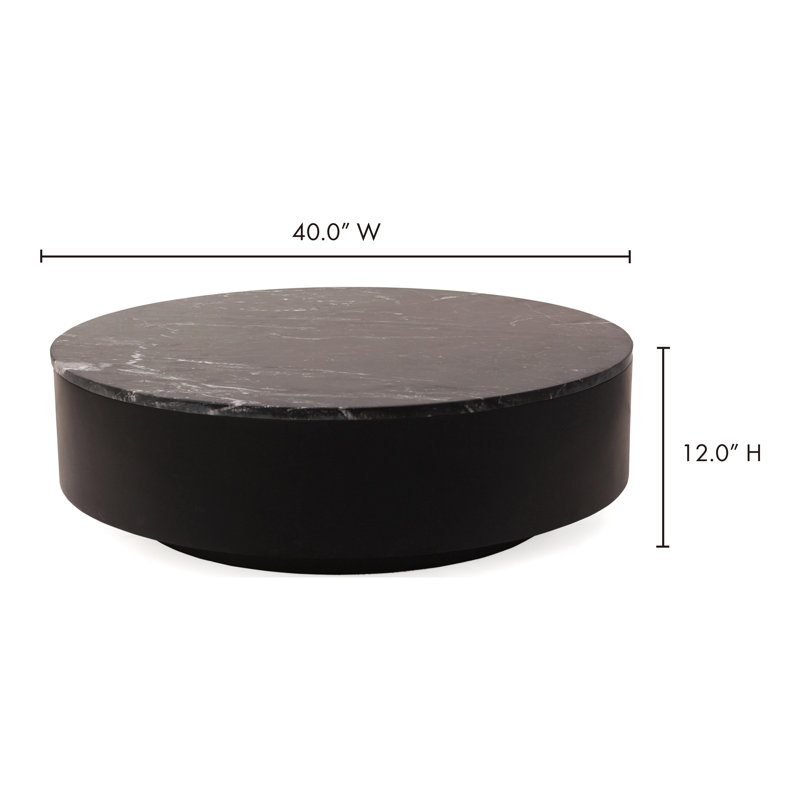 Broadus Marble Top Single Coffee Table