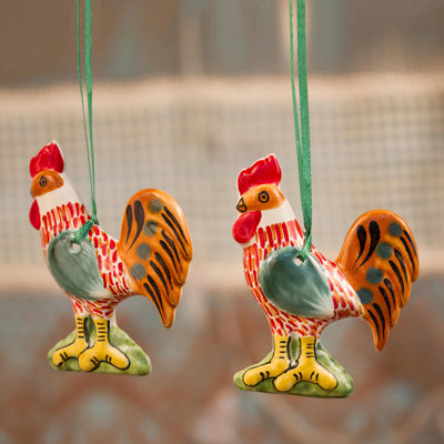 3.60'' Ceramic Hanging Figurine Ornament