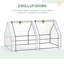 Mini jardin extérieur de serre portative 6 pi x 3 pi x 3 pi Outsunny-115680571