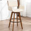 Tabourets pivotants modernes en similicuir (ensemble de 3)-935754964-935754971
