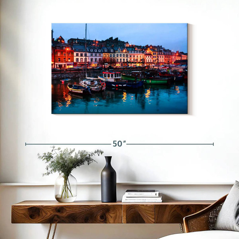 Mehar Cork Harbour Boats, 24" H x 36" W