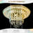 18in LED Flush Mount Chandelier Maple Leaf Crystal Ceiling Light Fixture-114760089-114760088