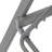 Marlin Outdoor Patio Reclining Chaise Lounge Arm Chair with Gray Powder-Coated Aluminum Frame- Breathable Sling Mesh Fabric, Adjustable Backrest-88151482