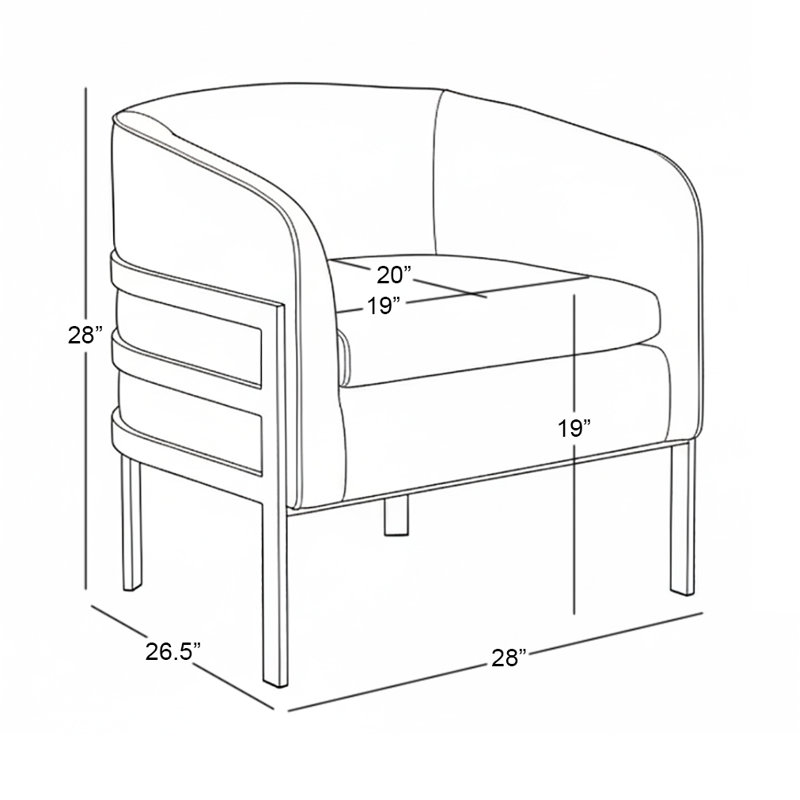 Chaise d'appoint Teddy avec structure en chrome, Gris, Argent argent