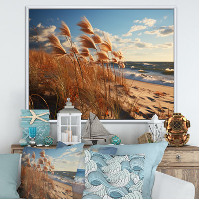 " Beach Grass Sunkissed Sands III "