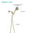 5 Mode Adjustable Settings Handheld Shower Head with Hose High Pressure Shower Heads-129591111