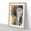 Indian Elephant in Abstract - Framed Print-55768979-55768984