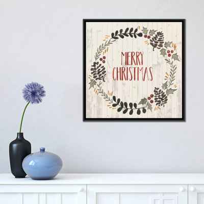 « christmas ii », reproduction d’art textuel sur toile