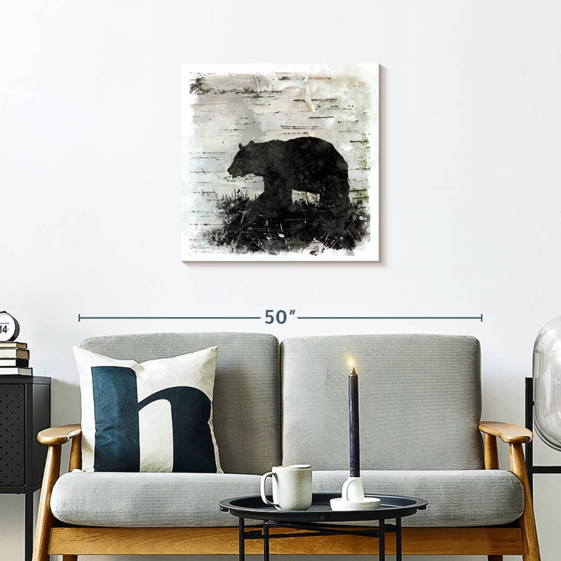 Brampt Birchbark Bear, 24" H x 24" W