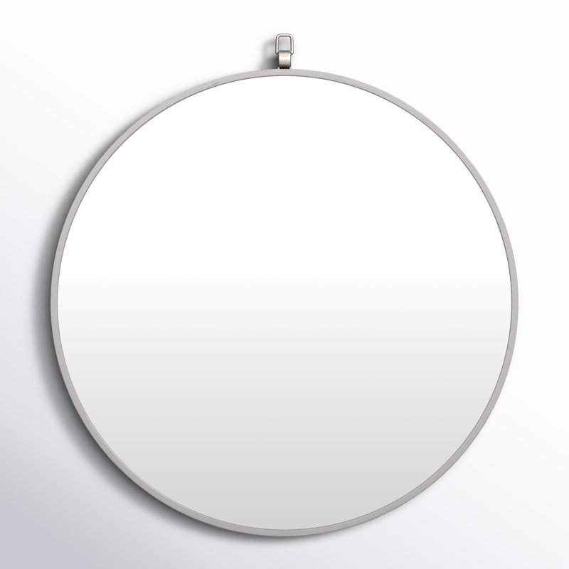 Miroir Cassie, Argent, 18 po x 18 po