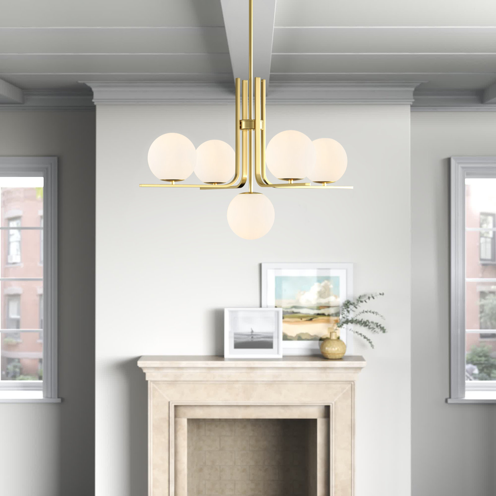 Kazu Iron 5-Light Chandelier