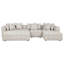 Cassano 4-Piece Upholstered Sectional Sofa