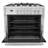 Cosmo 36 in. Nebula Collection 4.4 cu. ft. Gas Range, 5 Burners, Rapid Convection Oven, Textured Grip Handle, Stainless Steel