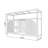 Natural Bamboo Storage Cabinet, [Width] Wide 2-Door Sideboard with Combination Open and Closed Shelving