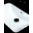  KARAMAG Undermount Bathroom Sink 18.7"X11.9" Inch White Rectangular Porcelain Ceramic Vanity Basin with Overflow