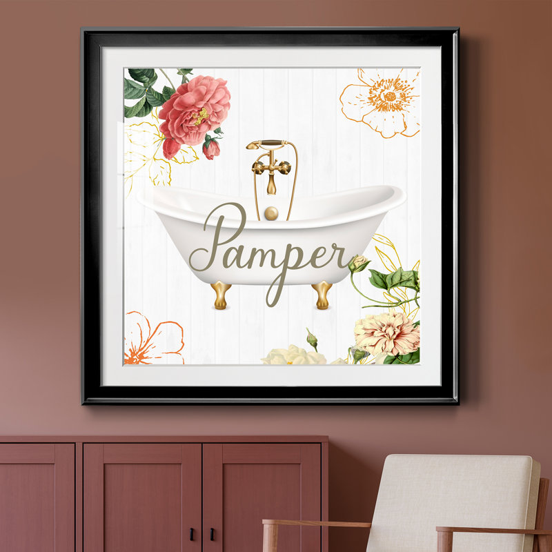 Pamper - cadre photo, impression sur papier, H 30,5 po x l 30,5 po x P 1,5 po, Cadre noir