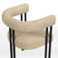 Mahjabi Upholstered Dining  Arm Chairs-981243822
