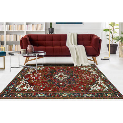 Khylar Heriz Baylen Red Rug