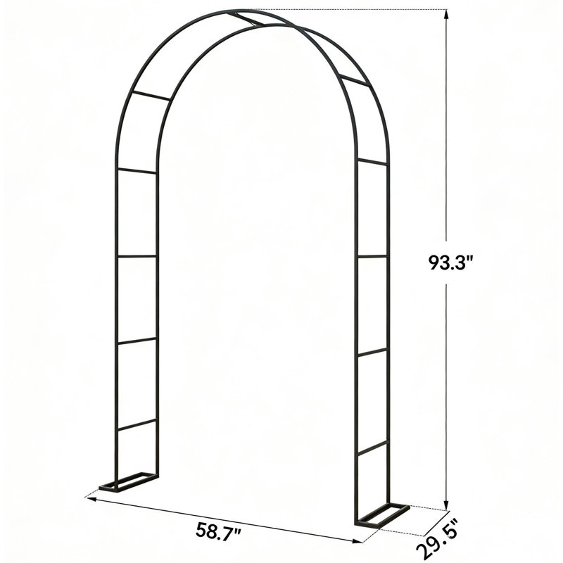 Treillis pour tonnelle d'extérieur, support pour arche de mariage, arche de jardin
