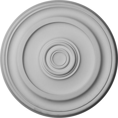 Endurathane Kepler Traditional Ceiling Medallion, 23 5/8"OD x 1 3/4"P (For Canopies up to 5 1/4")Hand-Painted Americana Finish