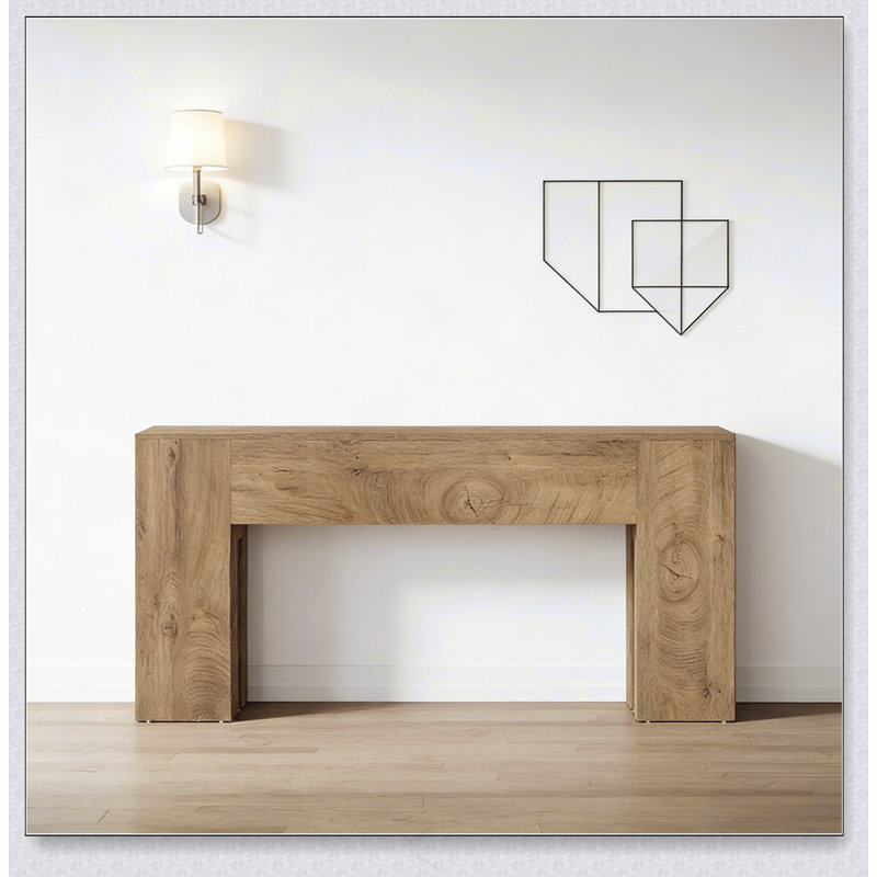 Table d'appoint rustique, console élégante en bois, Bois