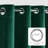 Velvet Curtains Decorative Soft Luxury Blackout Drapes Thermal Insulated Window Curtains 2 Panels Grommet Top, Dark Green, 52"x63"-454446061-454446050
