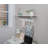 Ciardi Floating Shelf with Hooks - Wall Mounted Storage Shelf, Space Saving Organizer-823218563-858827532