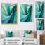Art mural sur toile en spirale abstraite sarcelle torsade Tranquility III_106227-95908481-95908482