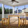 3 Piece Teak Wood Seville Medium Counter Height Patio Bistro Set, 2 Counters Stools And 35" Square Table
