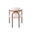 Chaises de salle à manger rembourrées en métal Trammell-123628815-123628814