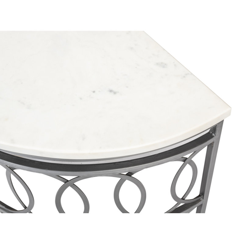 Olympia 41'' W Marble Console Table