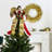 18'' Floral Fabric Angels Tree Topper