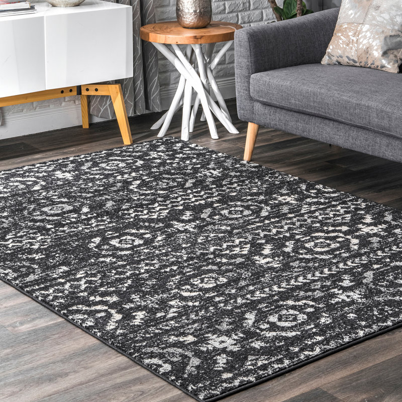 Tapis noir Rodin, Rectangle 5 pi x 8 pi