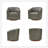 Amiir Morden Vegan Leather Swivel Barrel Chair with Solid Wood Legs (Set Of 2)-1649974499