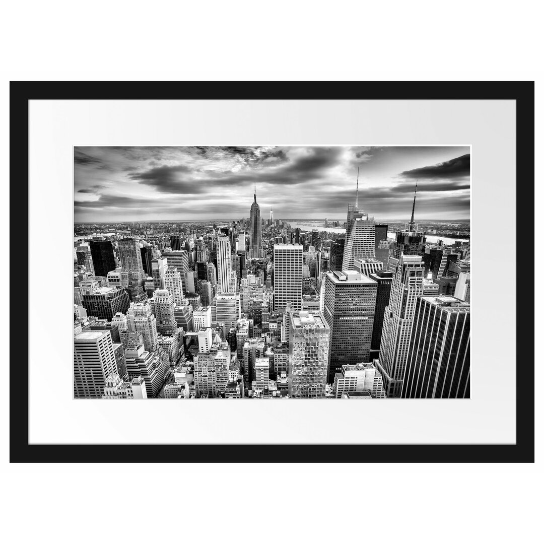 Gerahmtes Poster Skyline von New York