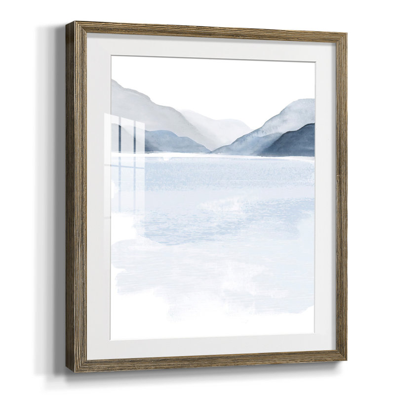 Tropical Graphics IV Framed Print, White, Walnut Framed Paper