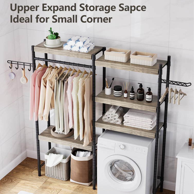 Metal Free Standing Laundry Room Organizer