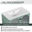 Meuble-lavabo avec lavabo en céramique Ebern Designs-1053926082