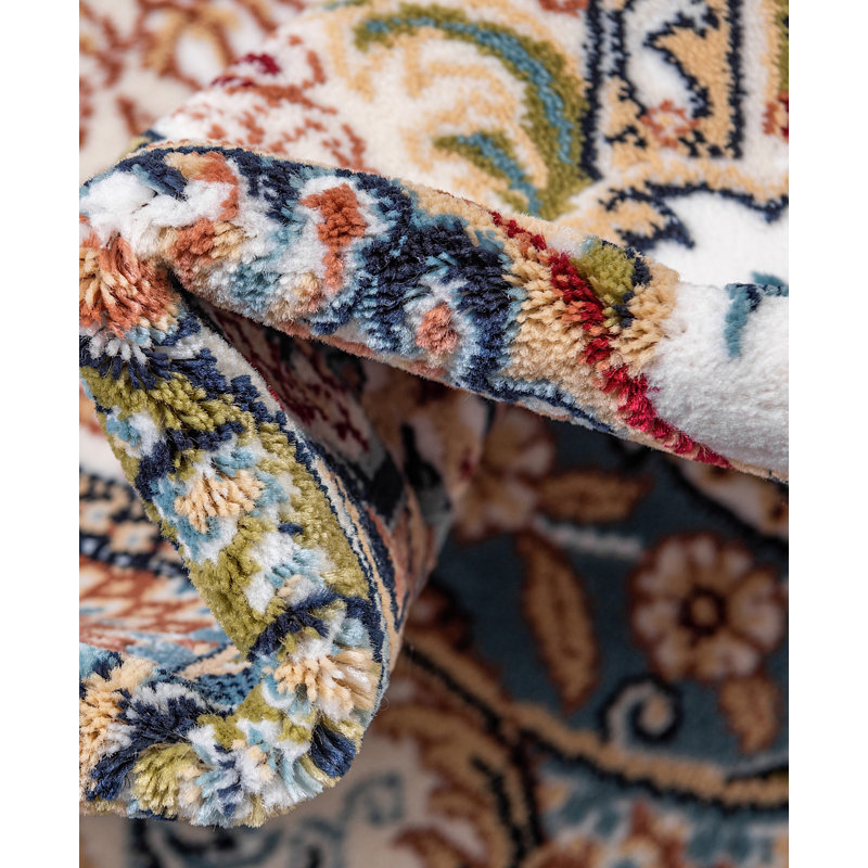 Tapis à motif oriental gris / brun clair Kelayeh, Rectangle 8 pi x 10 pi