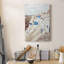 Santorini - peinture sur toile tendue-379185893