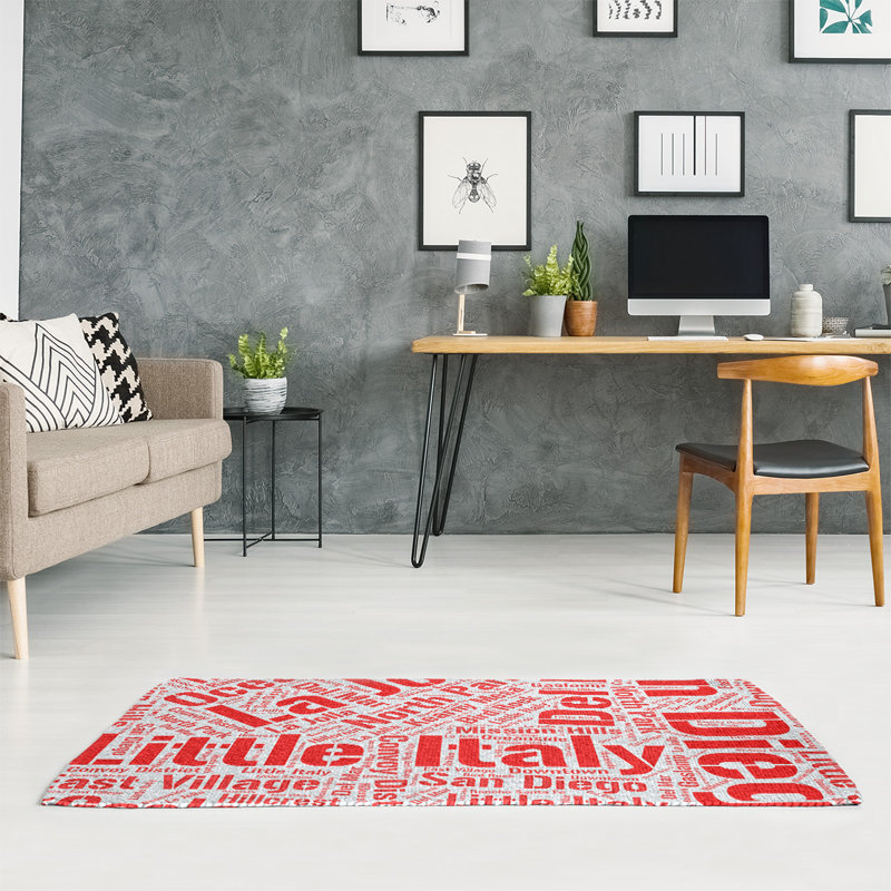 Chenille Indoor Rug, Rectangle 5' x 7'