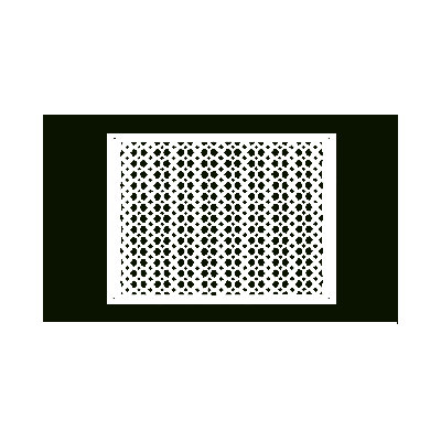 Grille murale en fonte d'aluminium